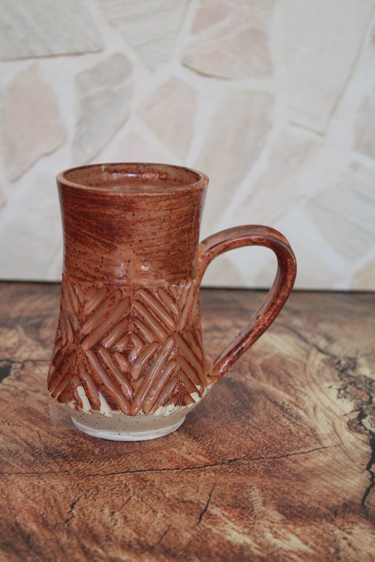 Hibiscus Cross Cross Mug