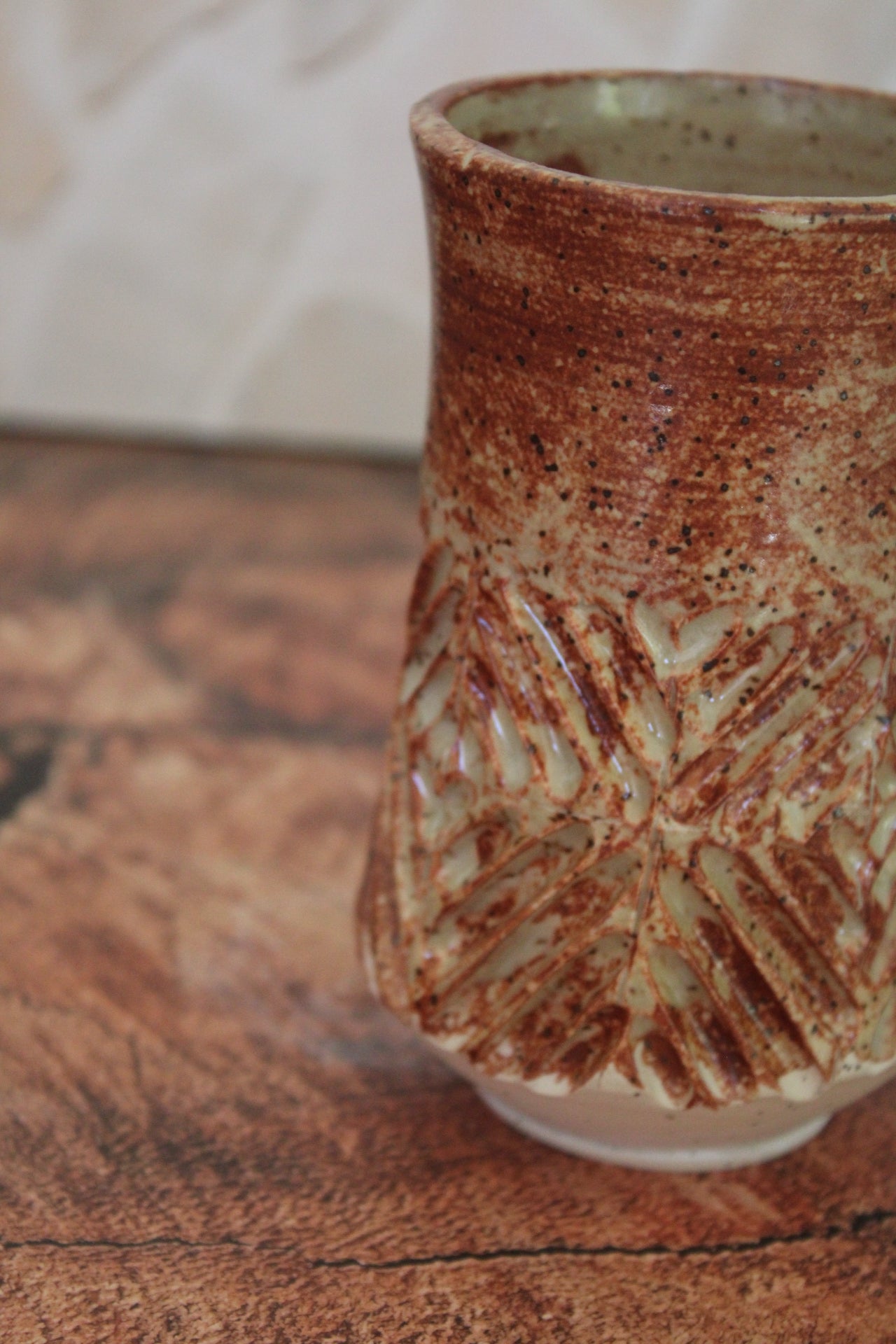 Chai Shino Cross Cross Mug