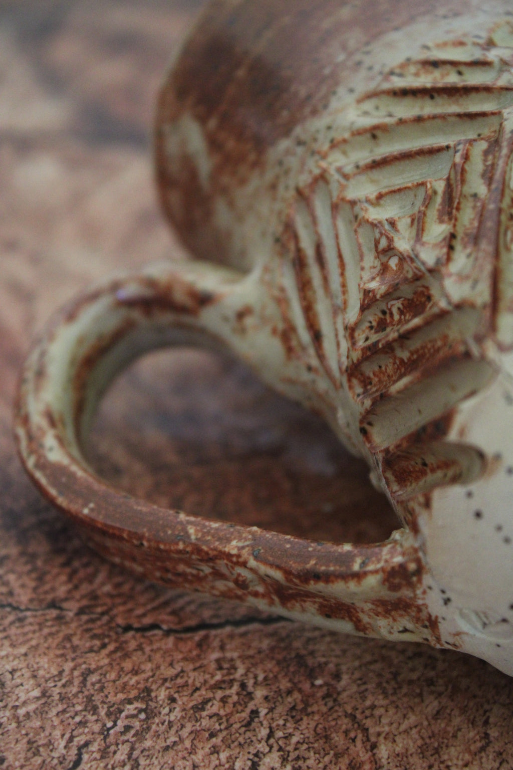 Chai Shino Cross Cross Mug