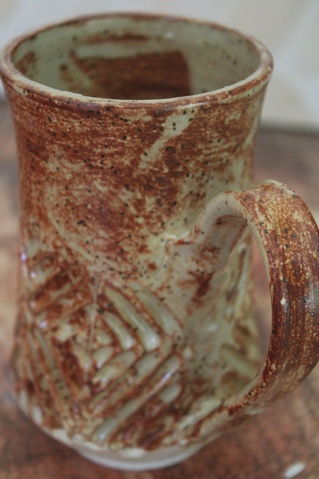 Chai Shino Cross Cross Mug