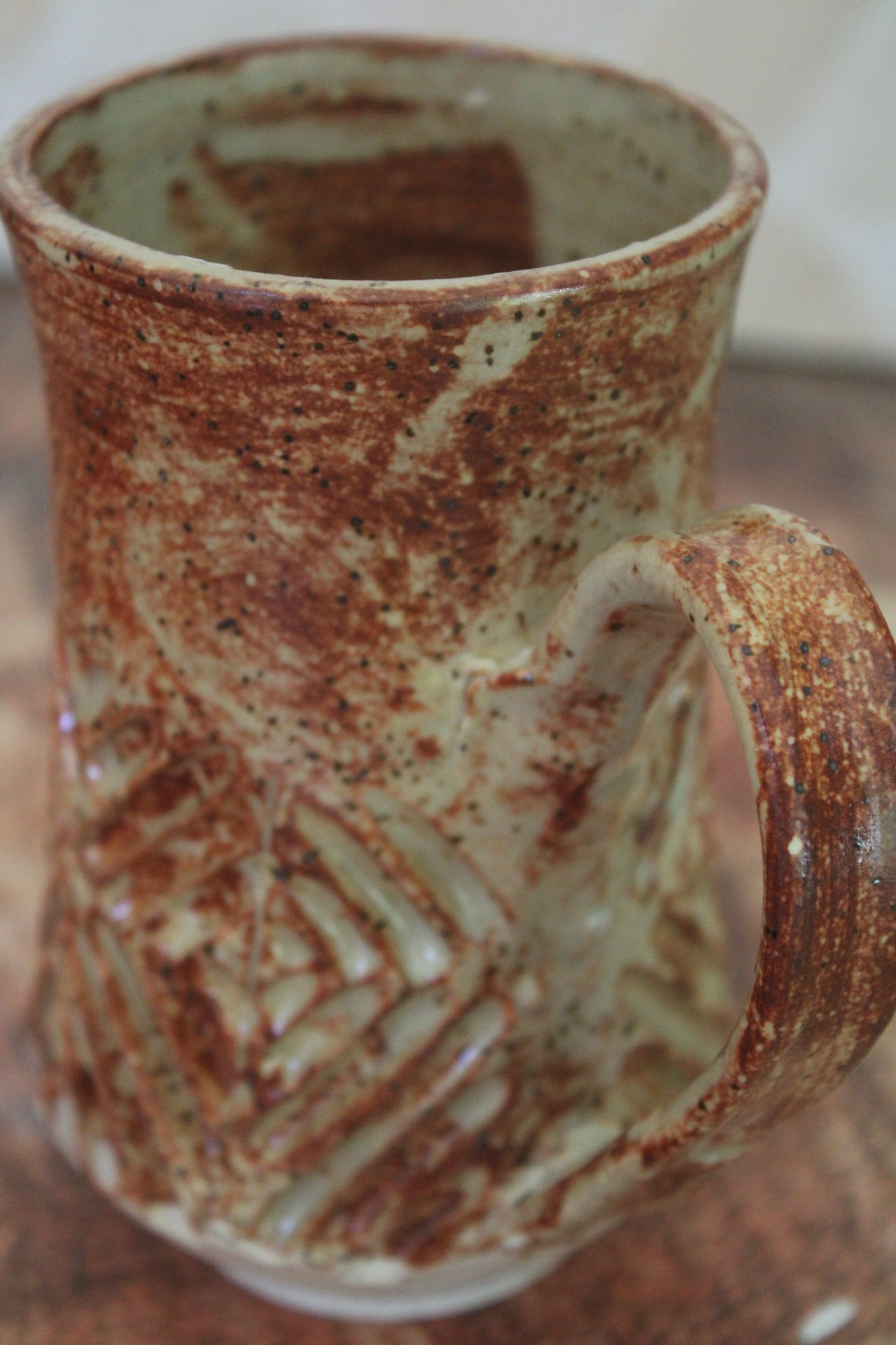 Chai Shino Cross Cross Mug