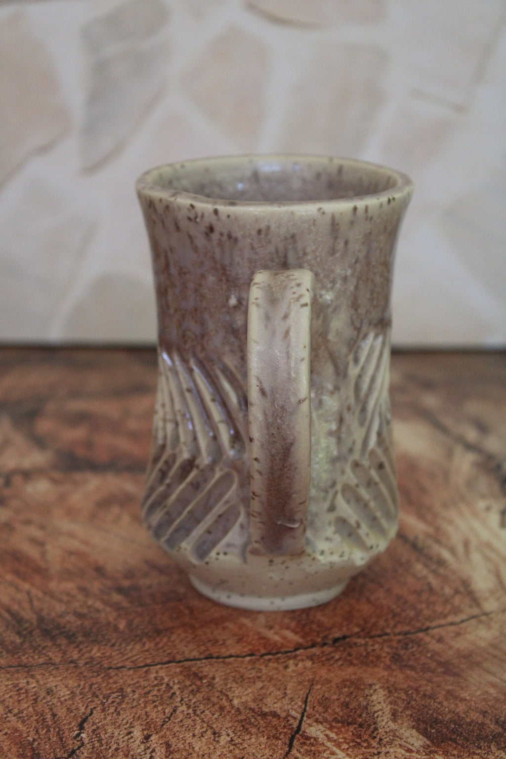 Mother of Pearl Criss Cross Mug