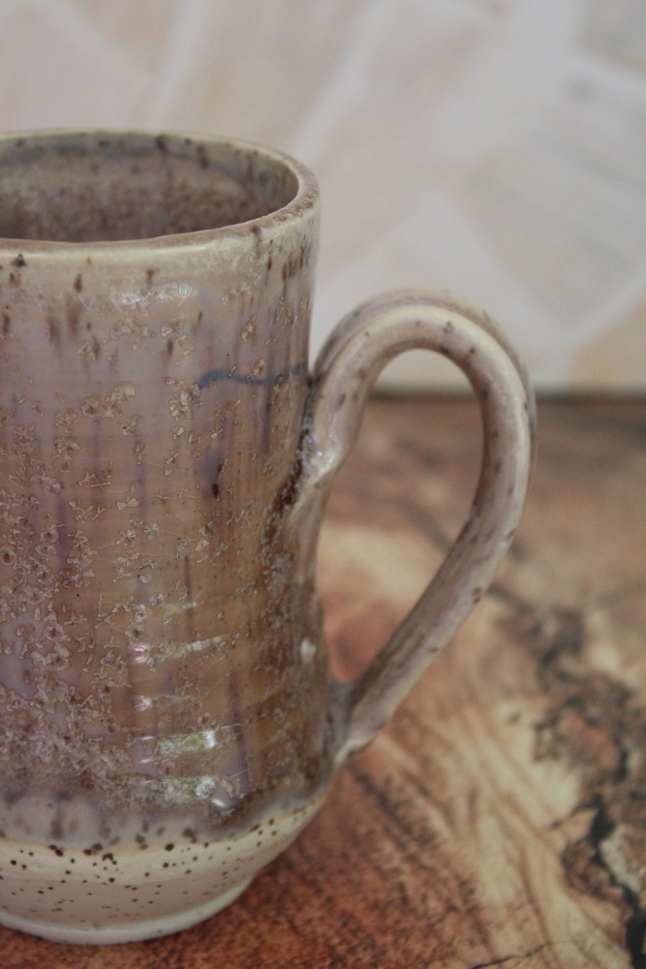 Mother of Pearl Flat Mug