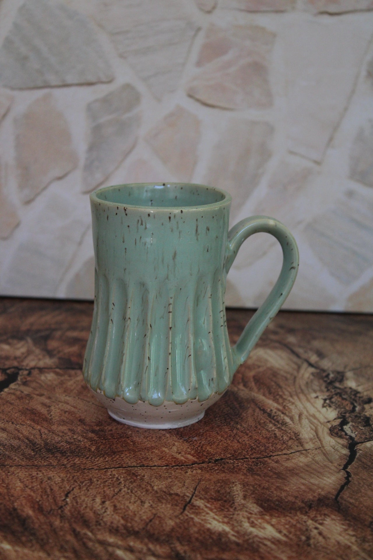 Summer Sea Foam Long Road Mug