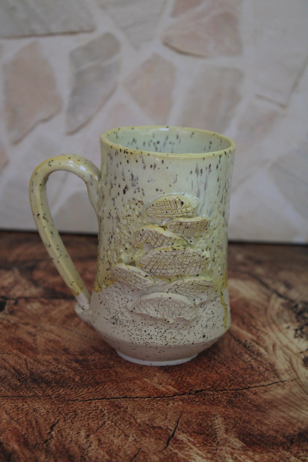 Canary Mushroom Sculpture Mug