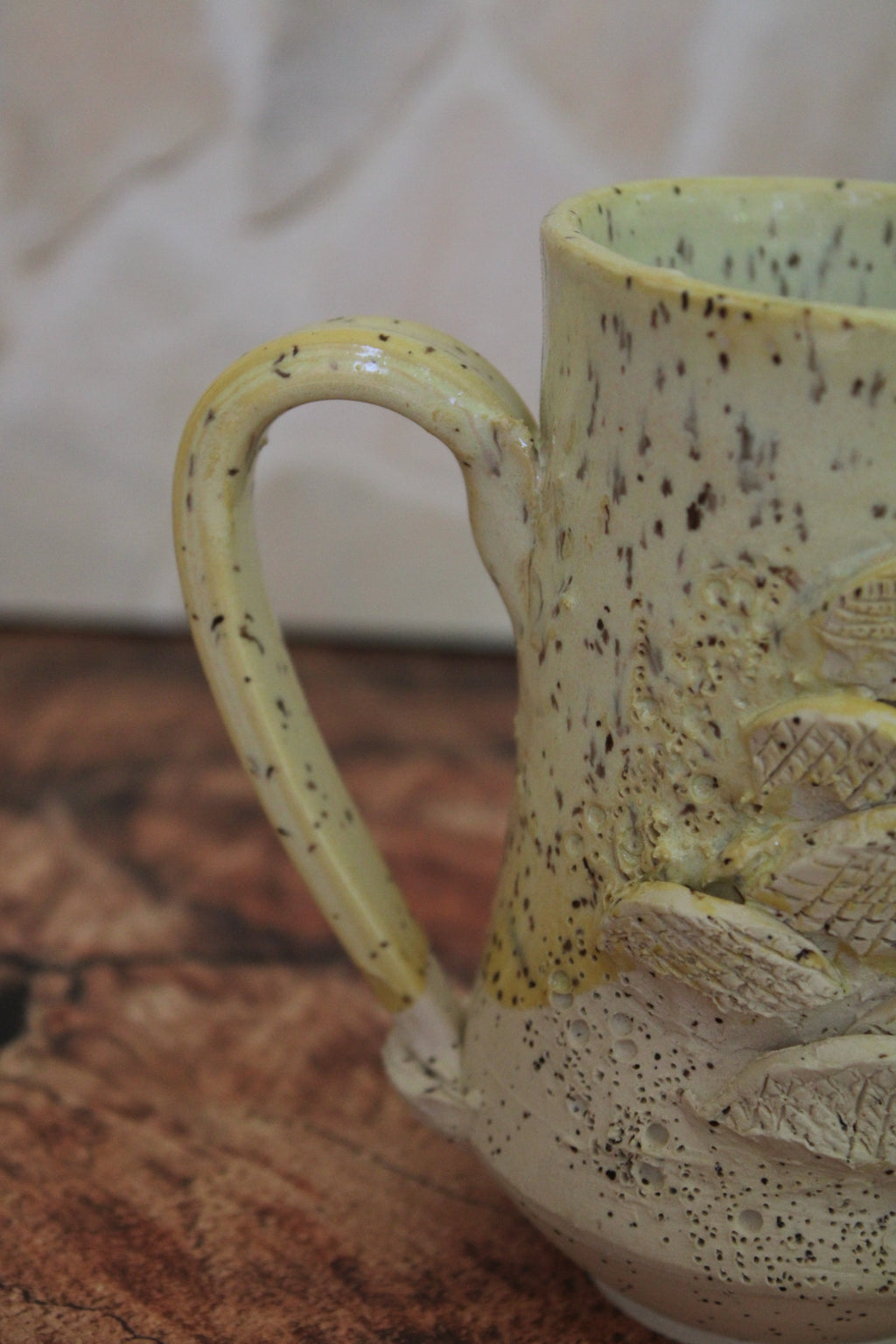 Canary Mushroom Sculpture Mug