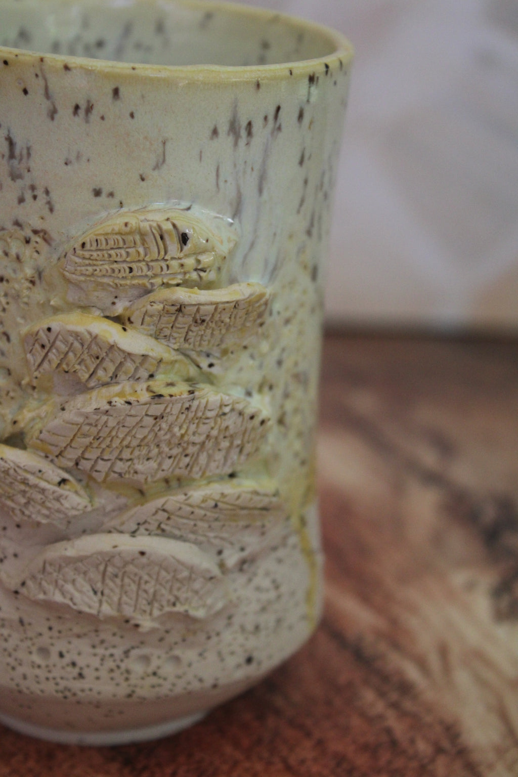 Canary Mushroom Sculpture Mug