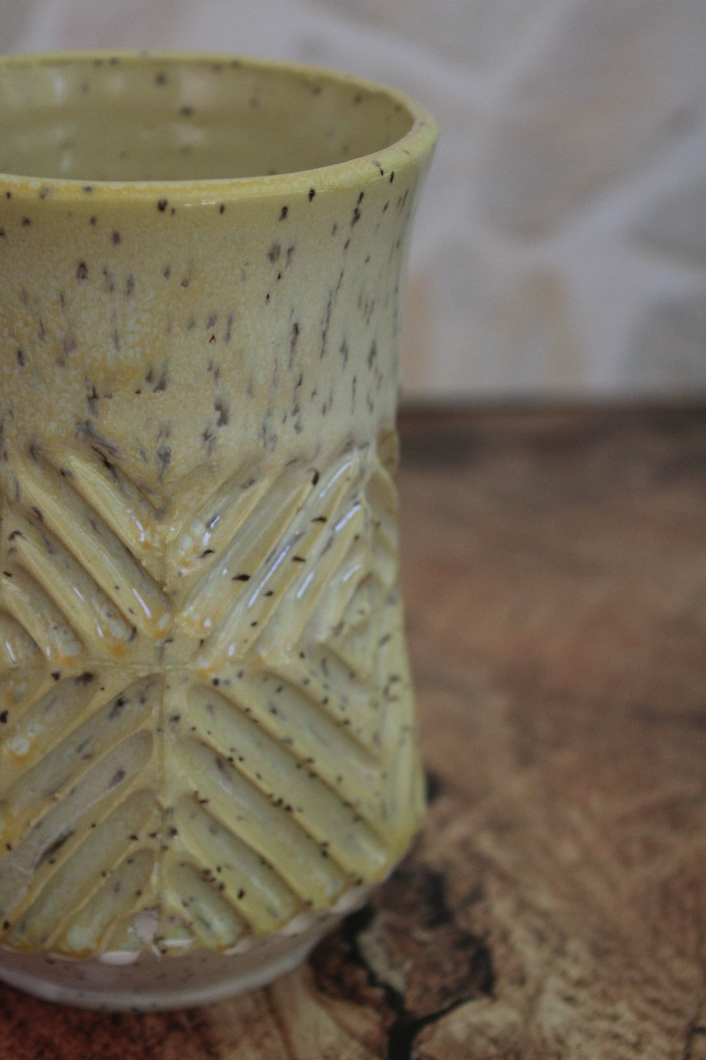 Canary Criss Cross Mug