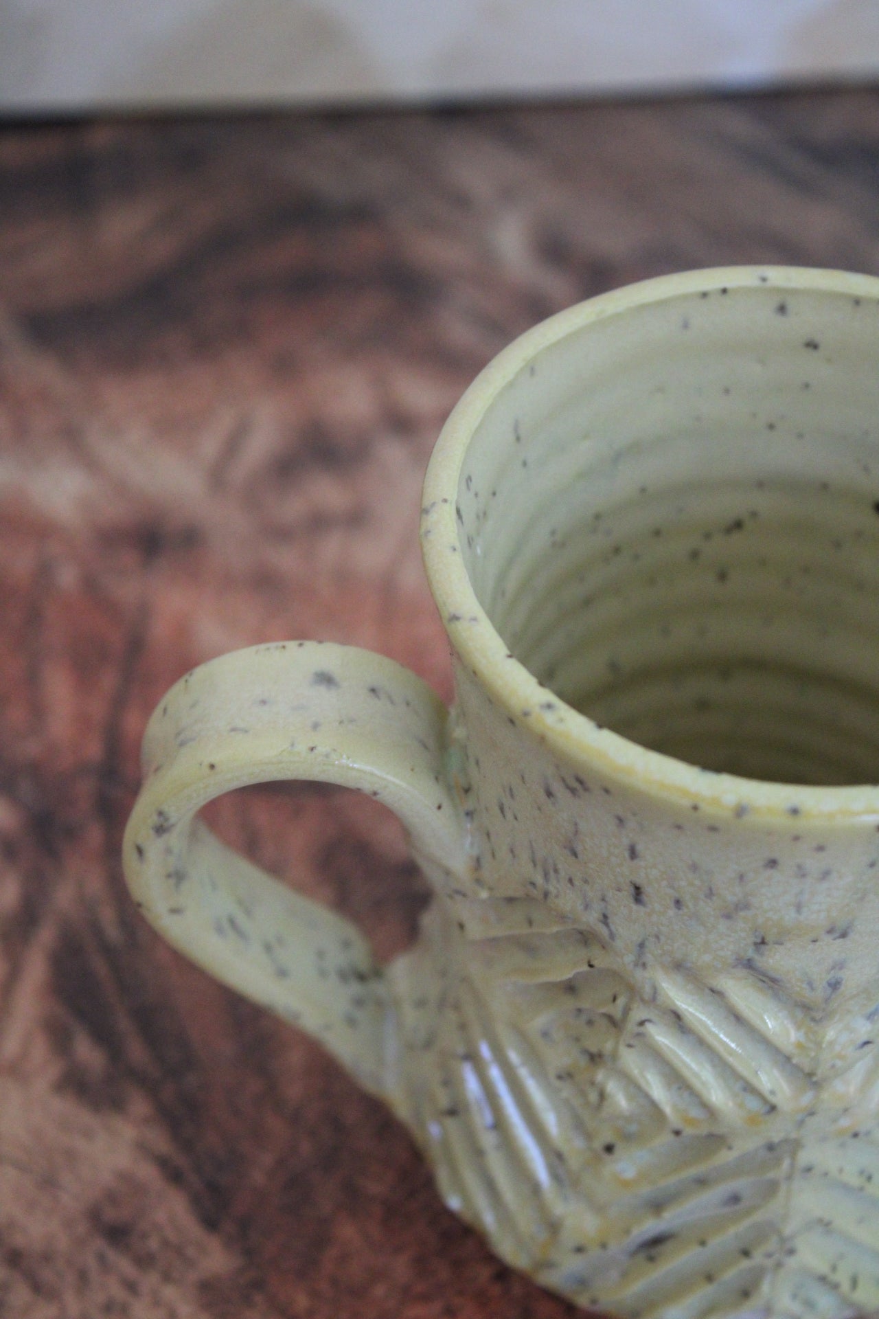 Canary Criss Cross Mug