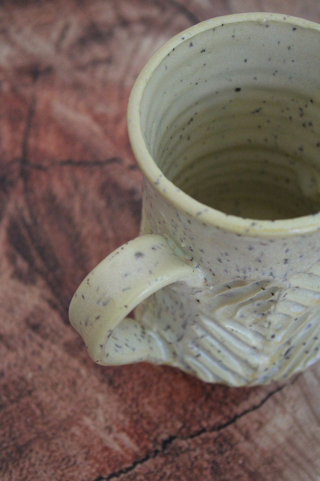 Canary Criss Cross Mug