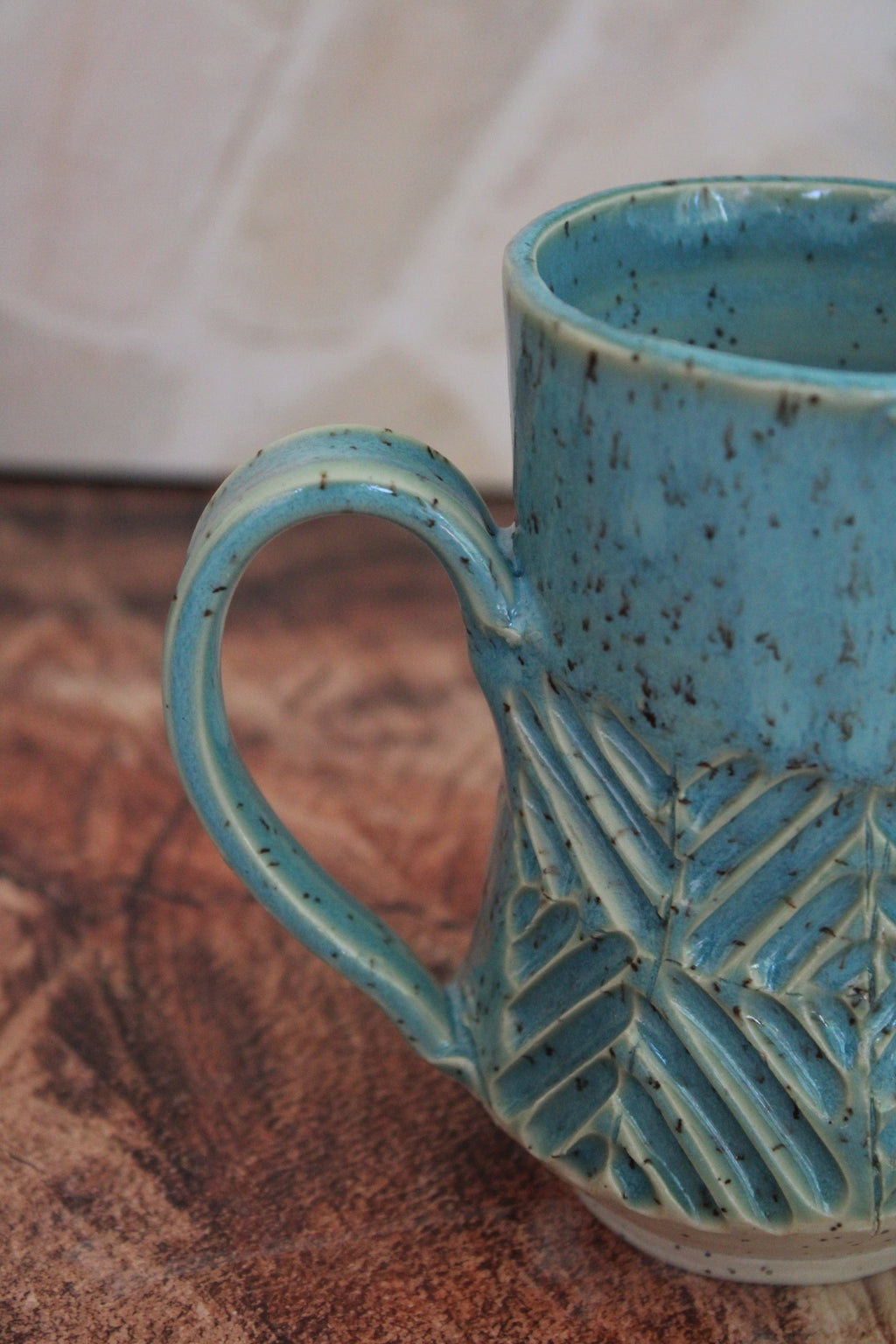 Turquoise Cross Cross Mug