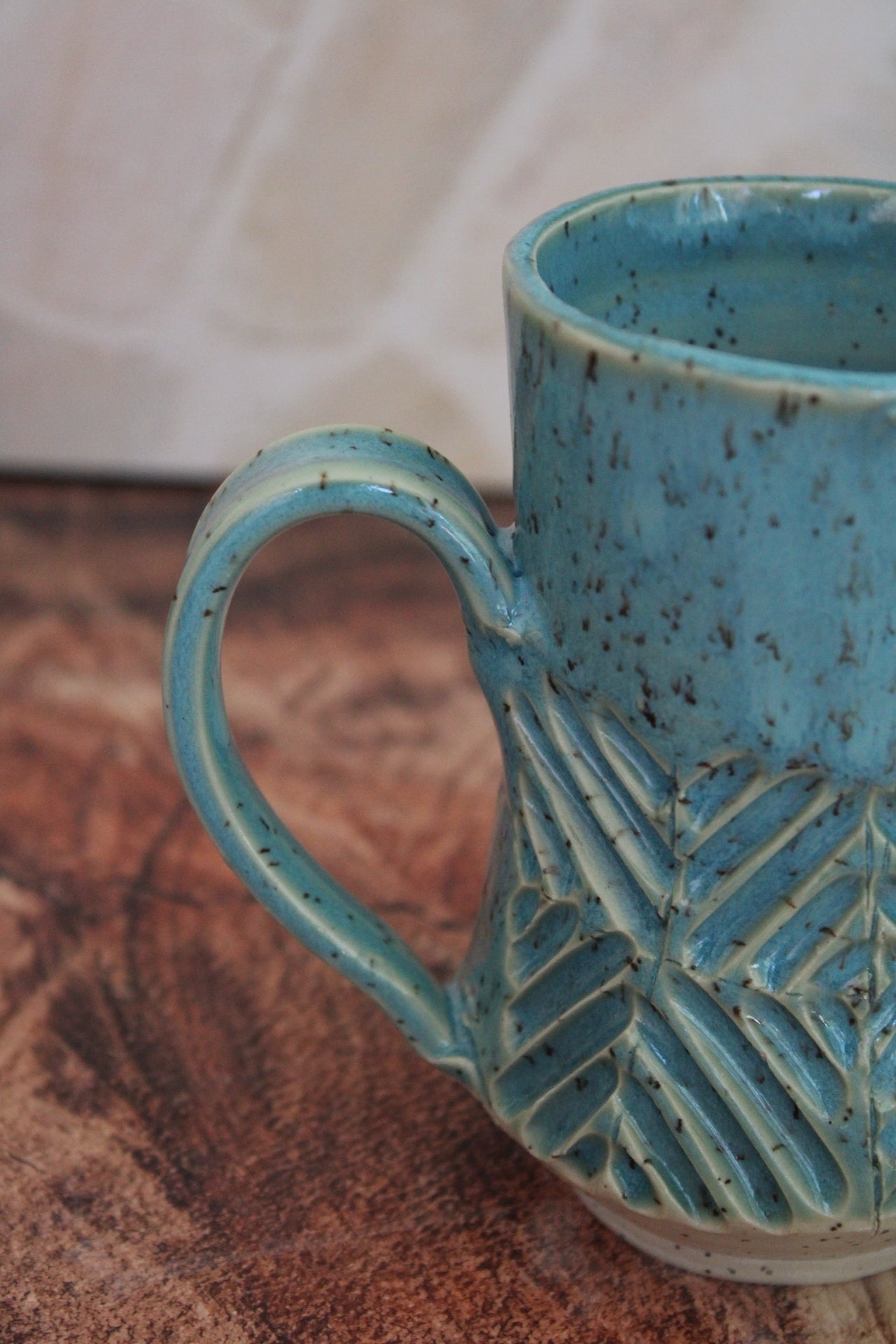 Turquoise Cross Cross Mug