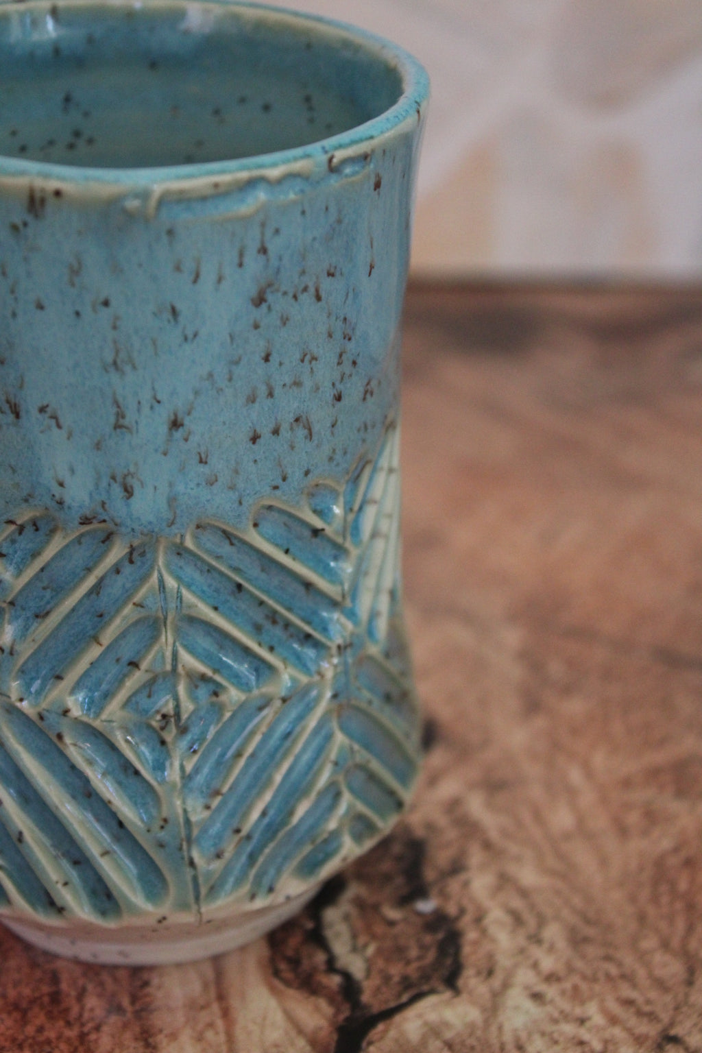 Turquoise Cross Cross Mug