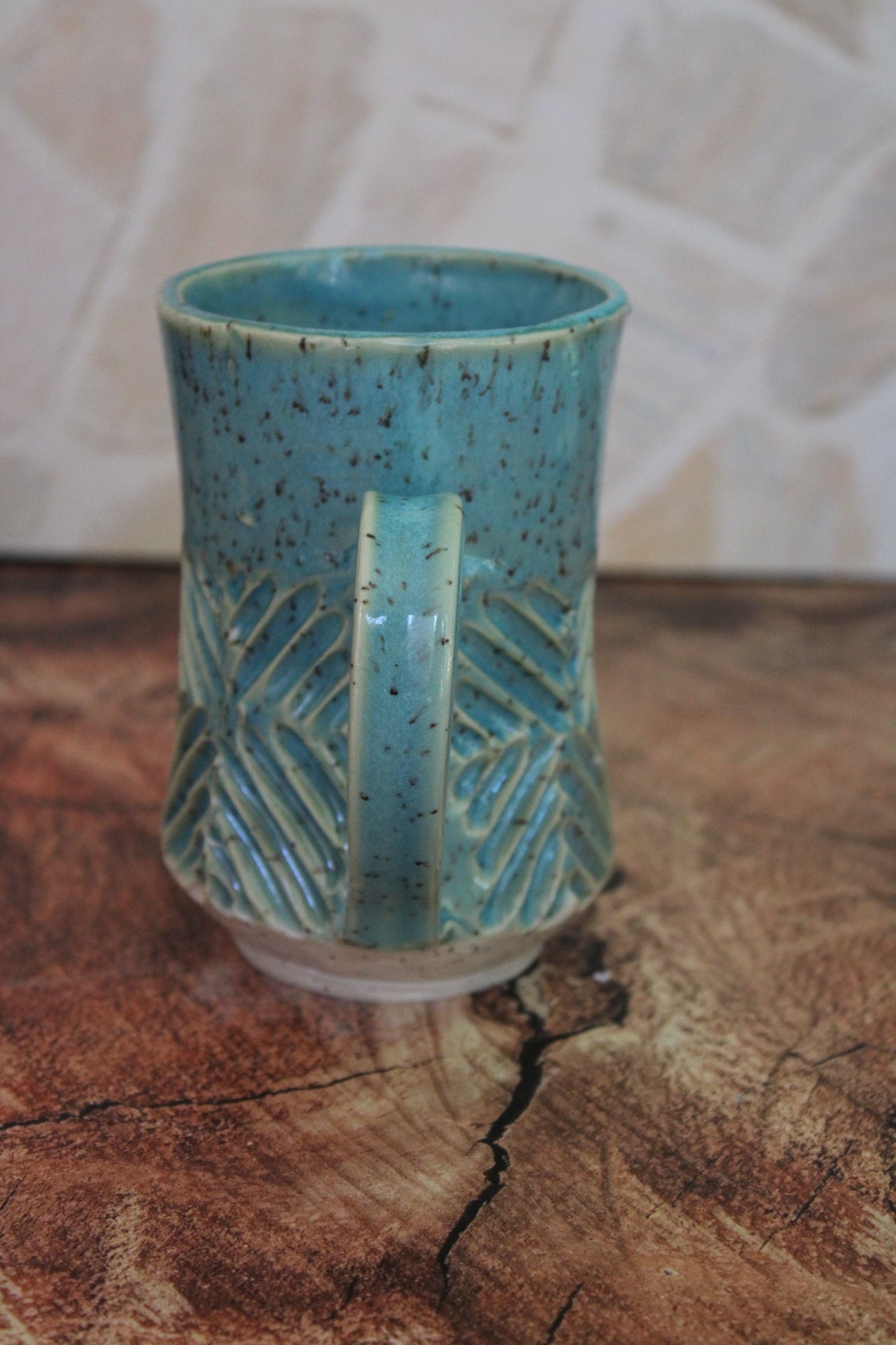 Turquoise Cross Cross Mug
