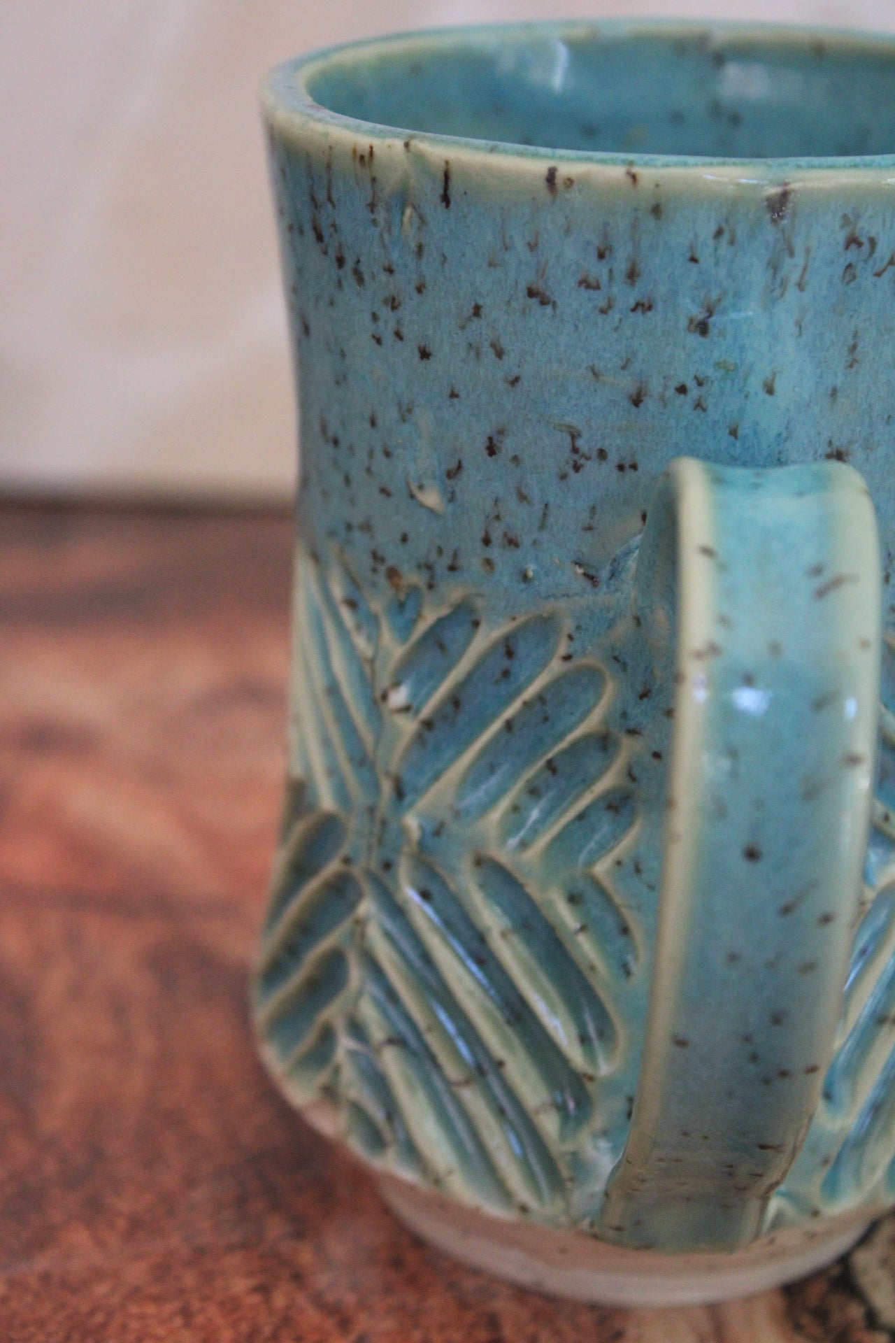 Turquoise Cross Cross Mug