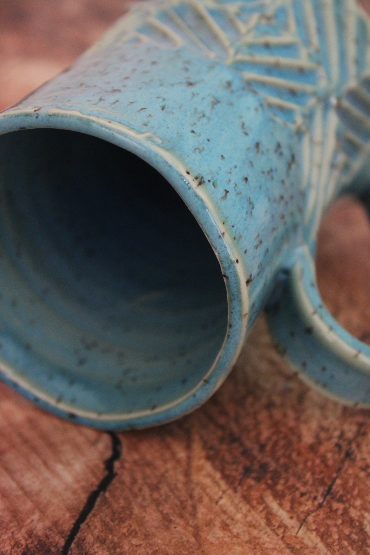 Turquoise Cross Cross Mug