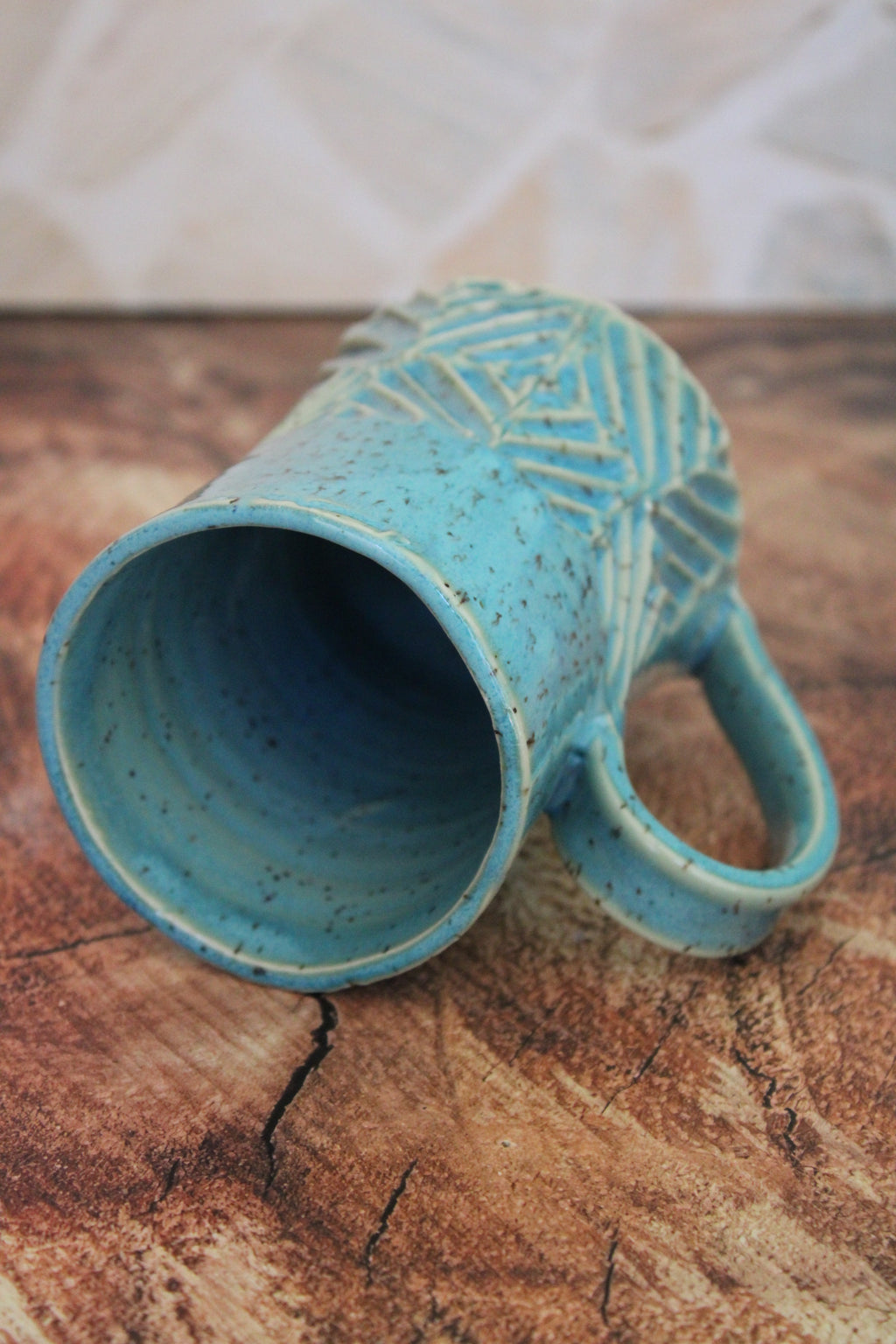 Turquoise Cross Cross Mug