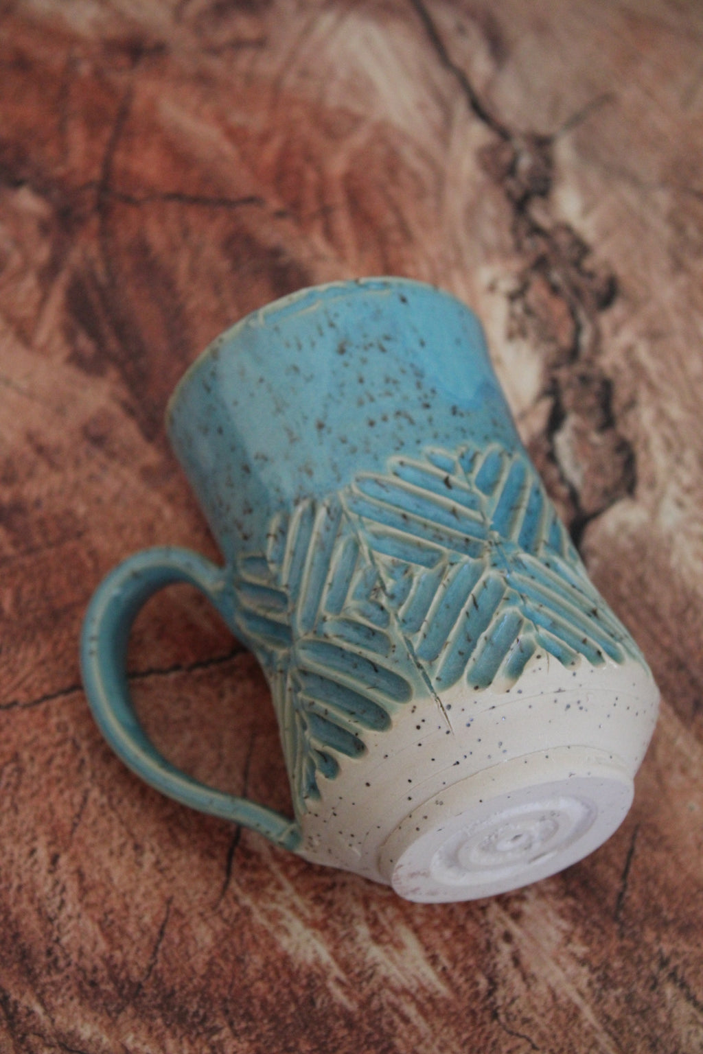 Turquoise Cross Cross Mug