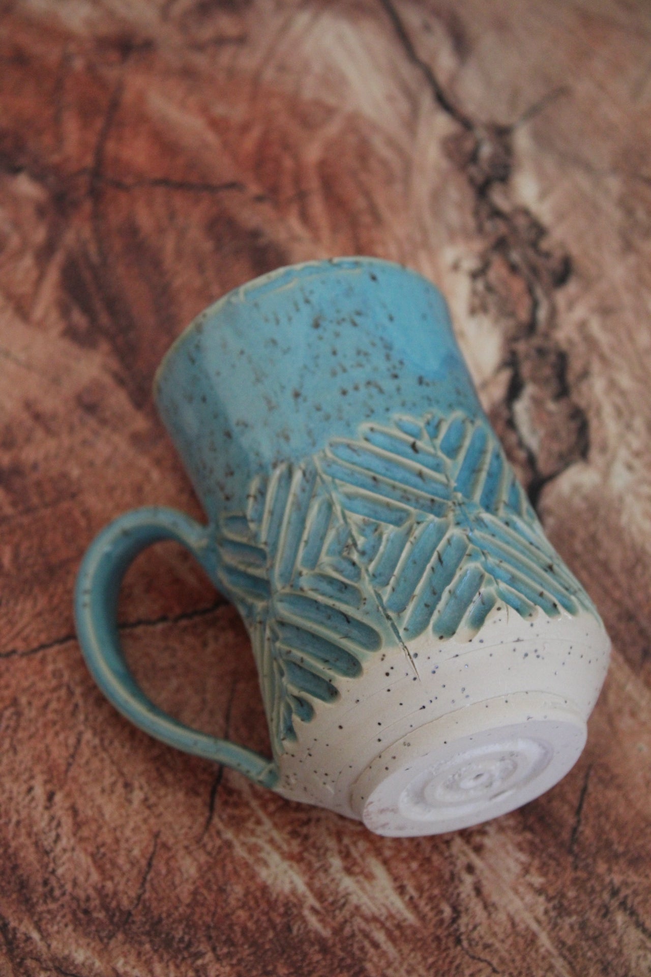 Turquoise Cross Cross Mug