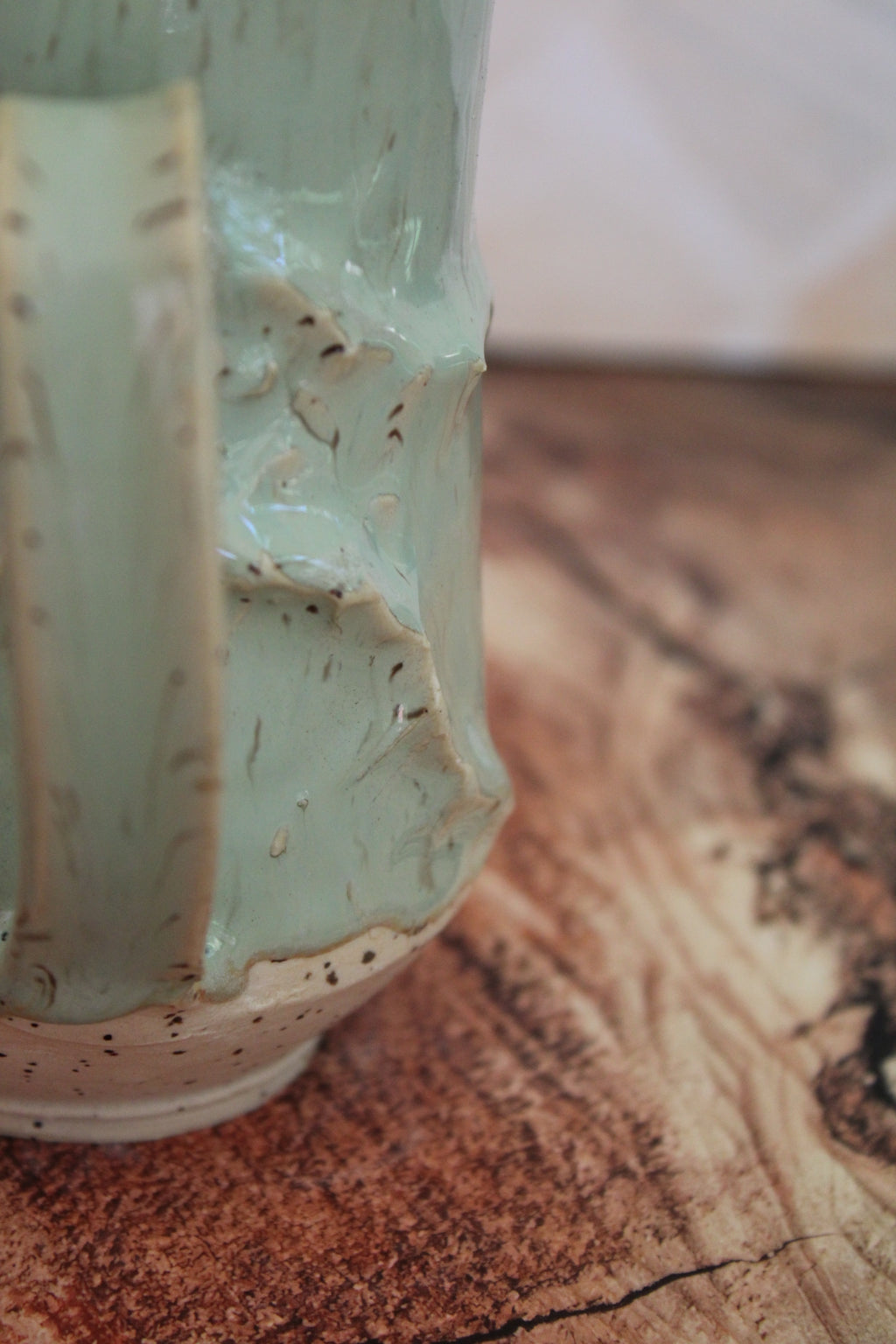 Summer Sea Foam Waves Sculpture Mug