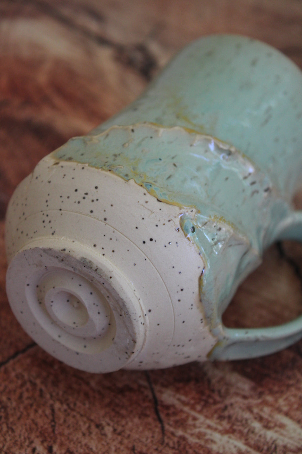 Summer Sea Foam Waves Sculpture Mug