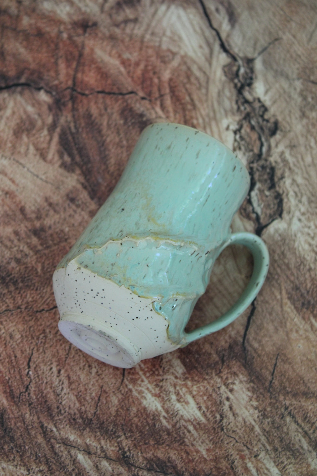 Summer Sea Foam Waves Sculpture Mug