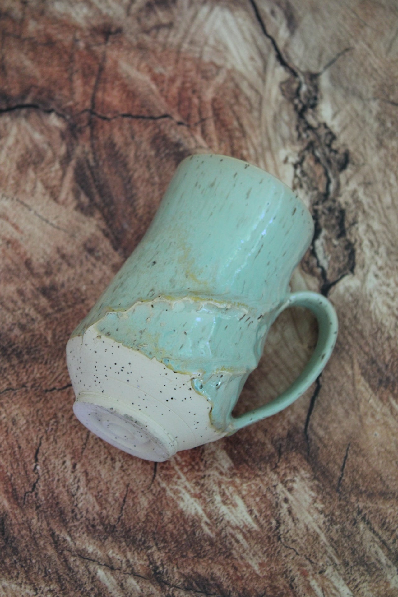 Summer Sea Foam Waves Sculpture Mug