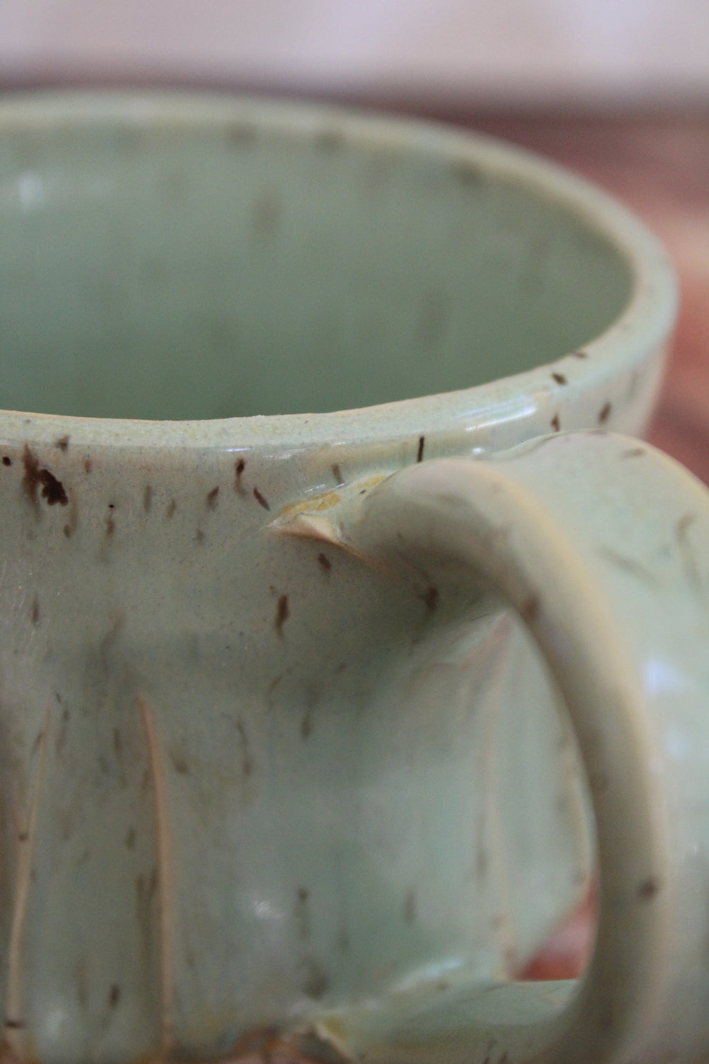 Summer Sea Foam Wide Mug: In Thick Roads