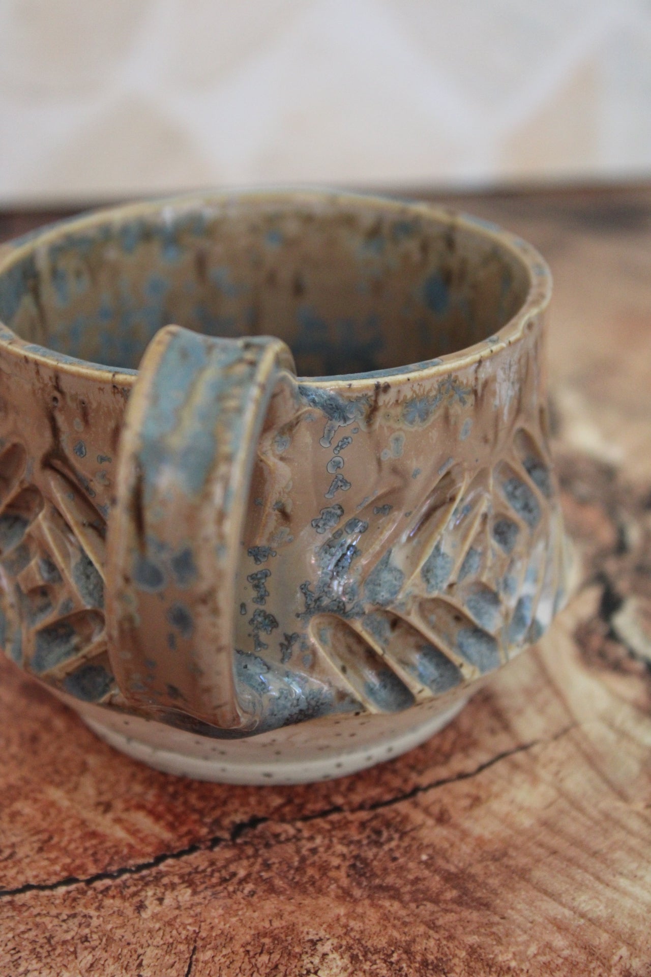 Rover Criss Cross Wide Mouth Mug