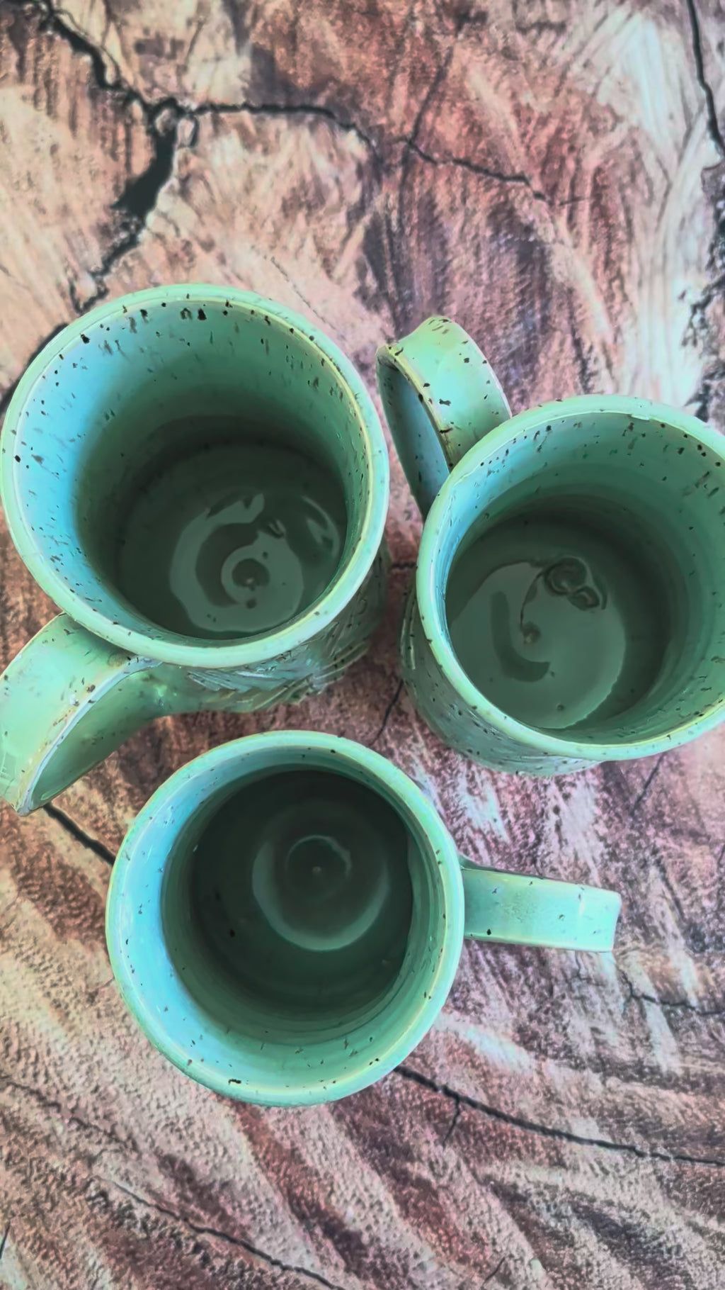 Sea Foam Tall Mugs