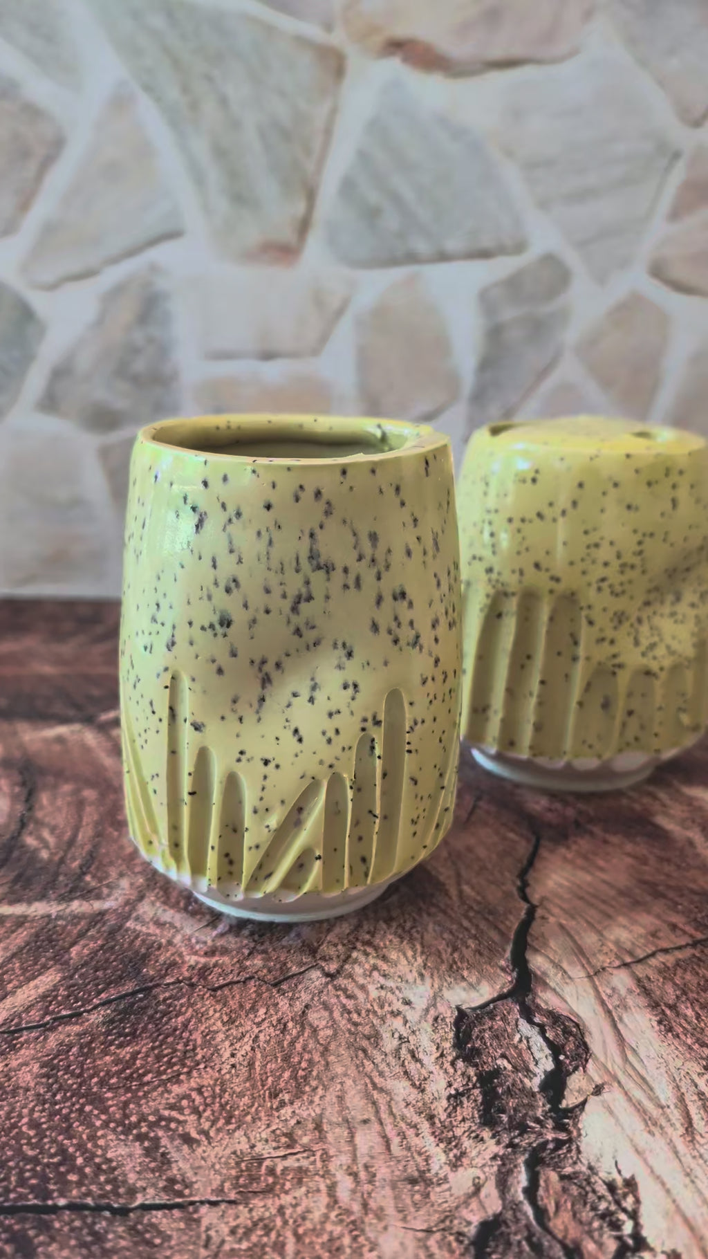Yellow Adult "Sippy" cups