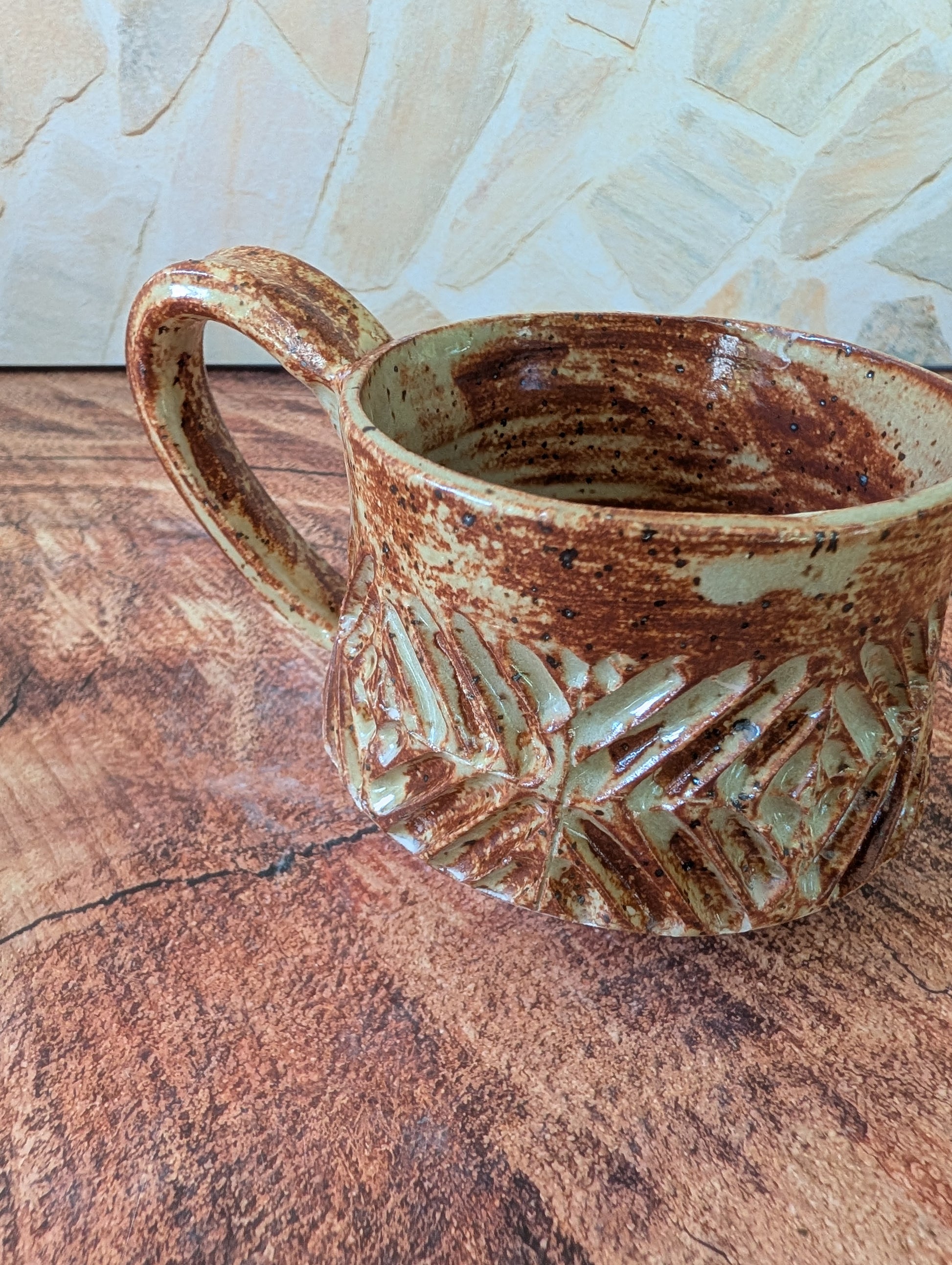 Chai Shortie Diamond Wide Mouth Mug
