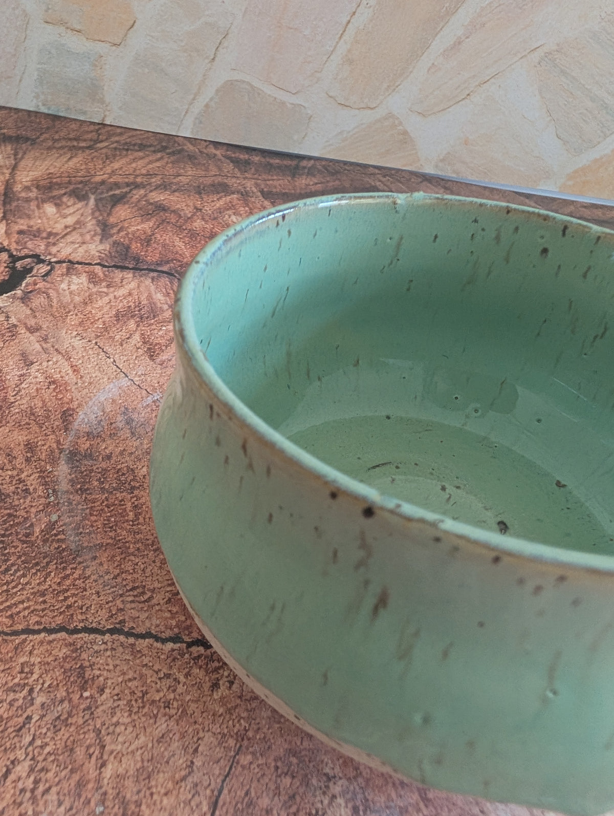 Matcha Bowl Sea Foam Wave