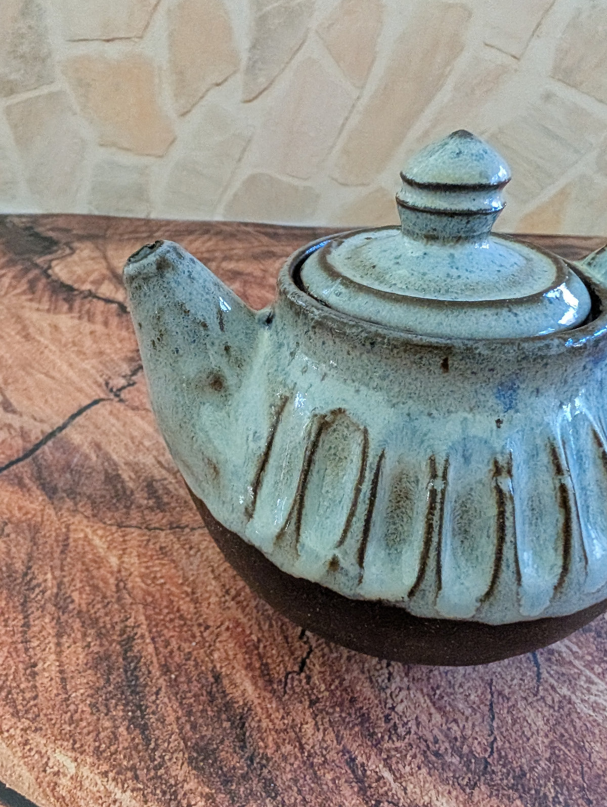 Small Earl Grey Thick Lines Tea Pot