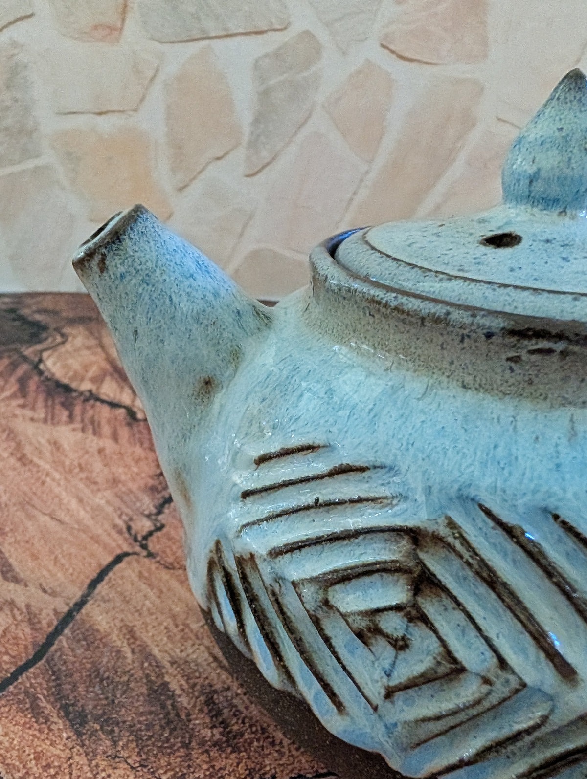Large Earl Grey Criss Cross Tea Pot