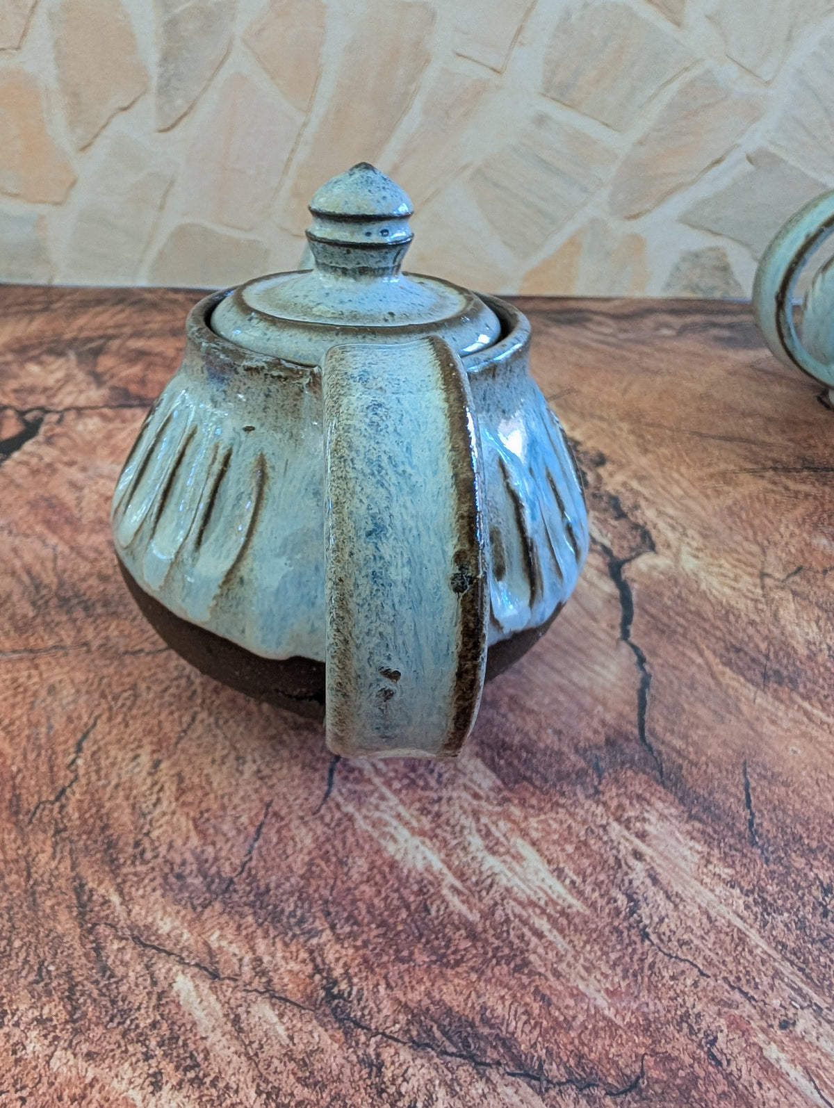 Small Earl Grey Thick Lines Tea Pot
