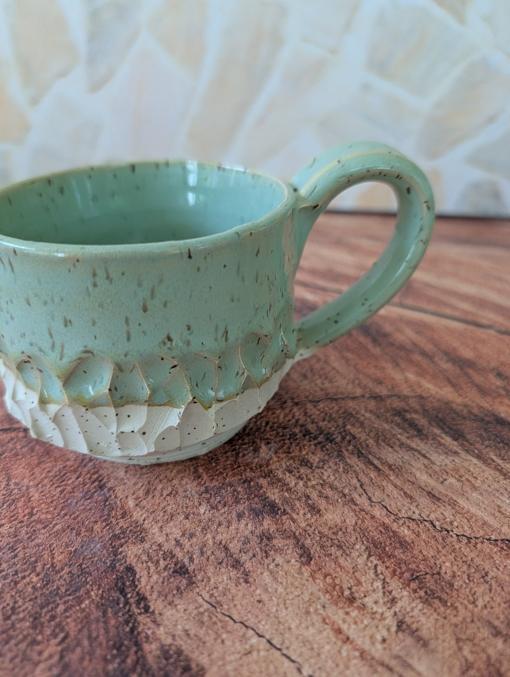 Sea Foam On the Rocks Wide Mouth Mugs