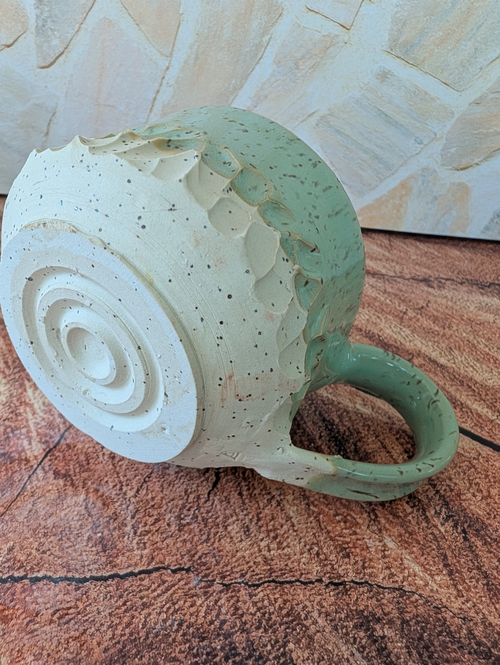 Sea Foam On the Rocks Wide Mouth Mugs