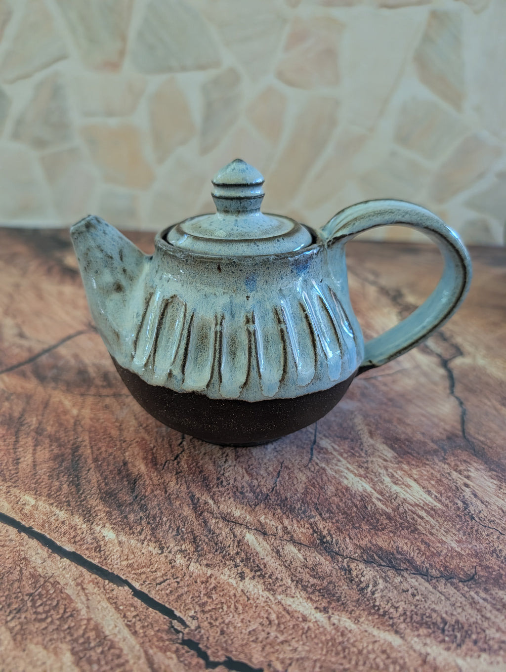 Small Earl Grey Thick Lines Tea Pot
