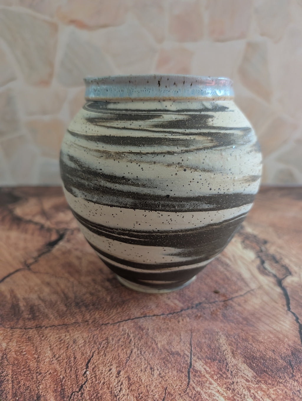 Marbled Earl Grey Vessel