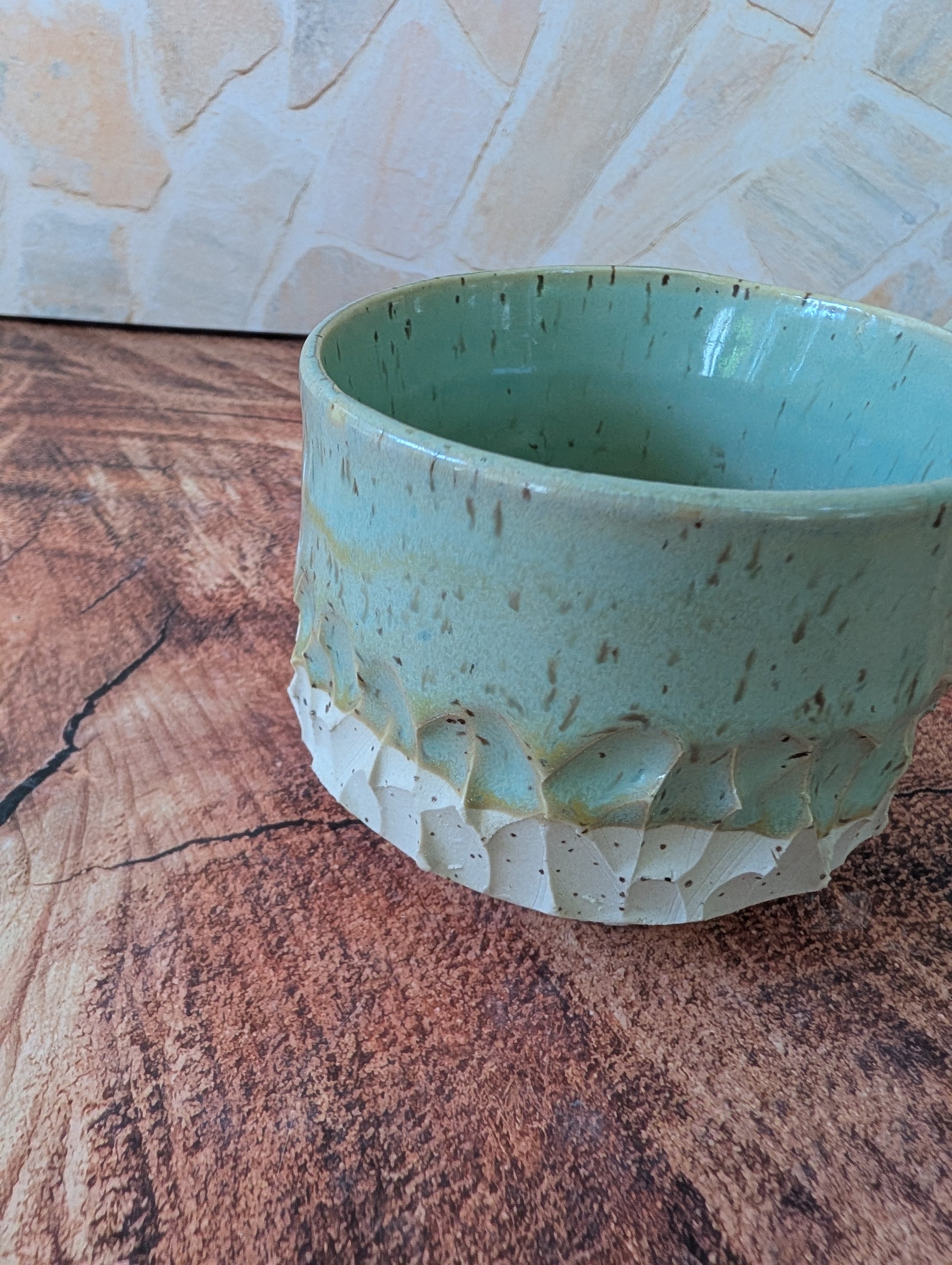 Sea Foam On the Rocks Wide Mouth Mugs