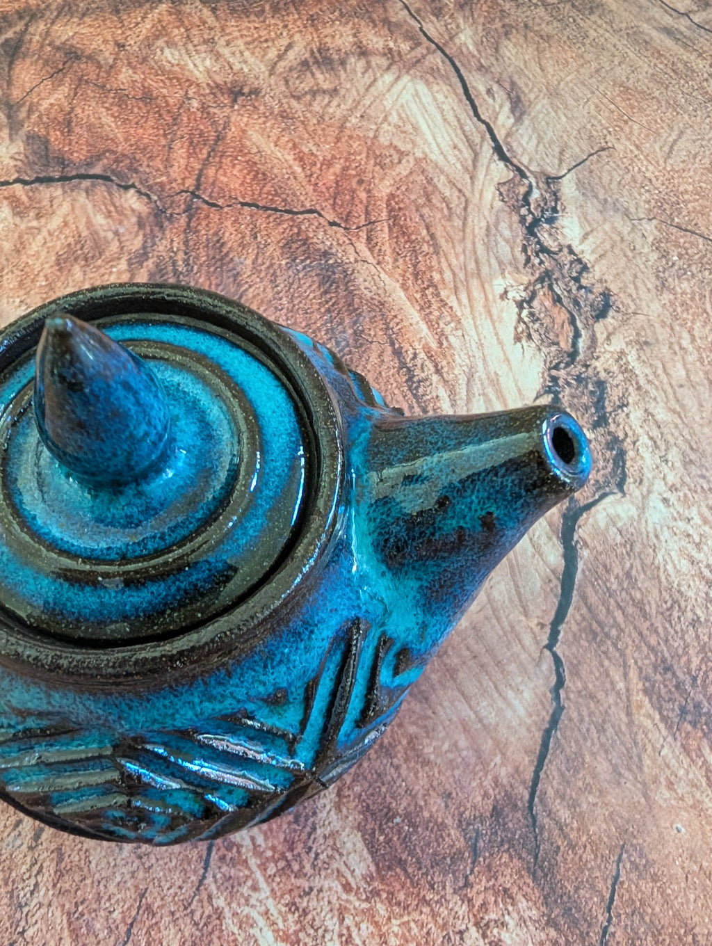 Small Bio Lum Criss Cross Tea Pot