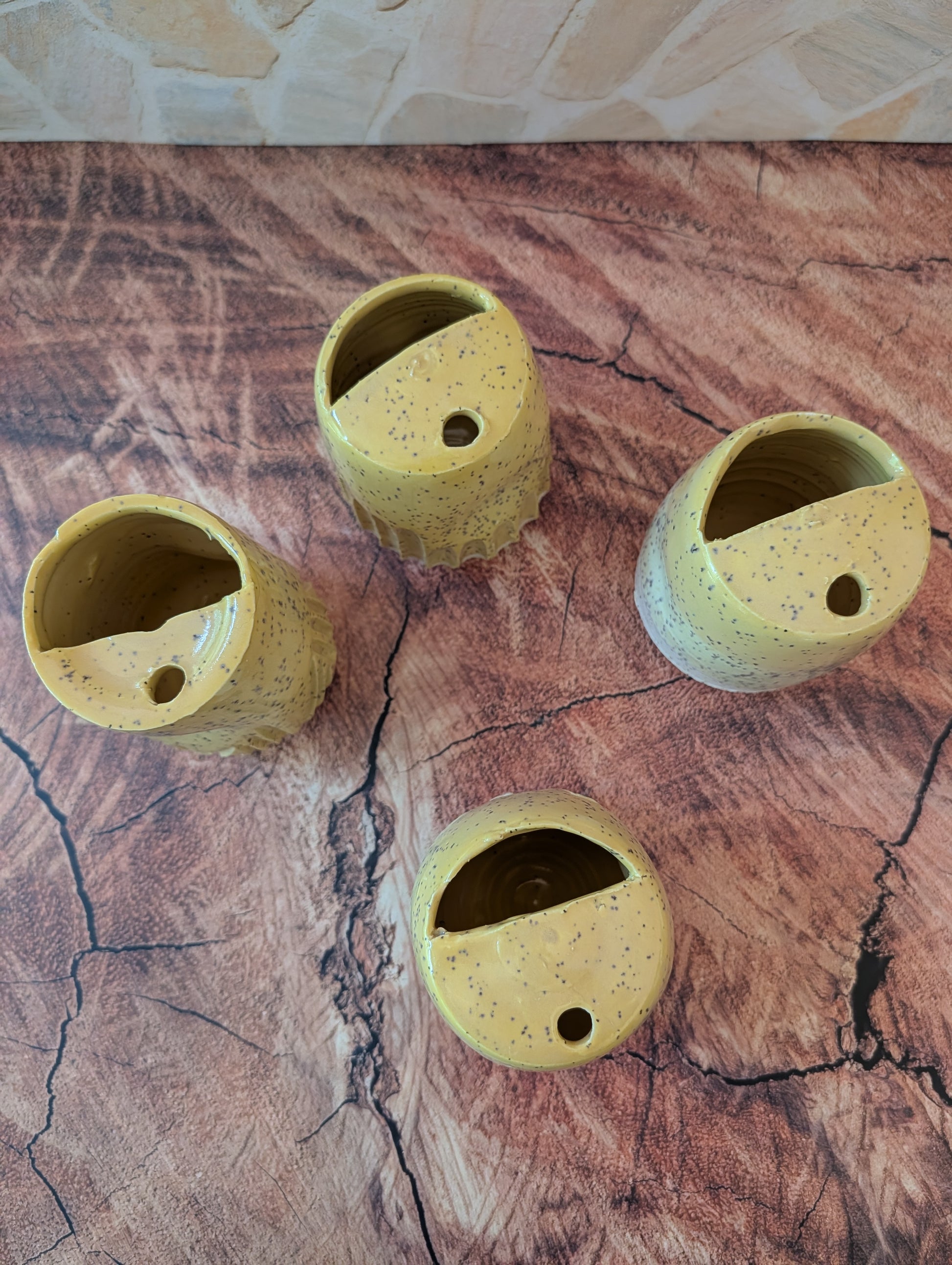 Yellow Adult "Sippy" cups