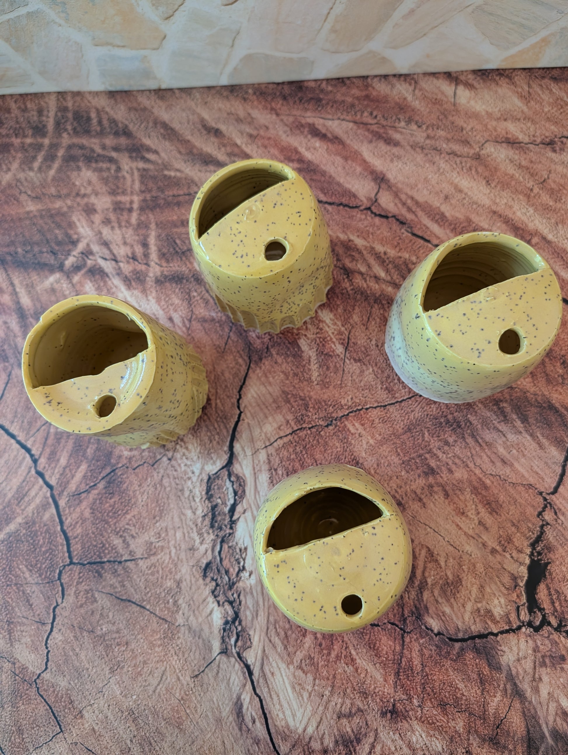 Yellow Adult "Sippy" cups
