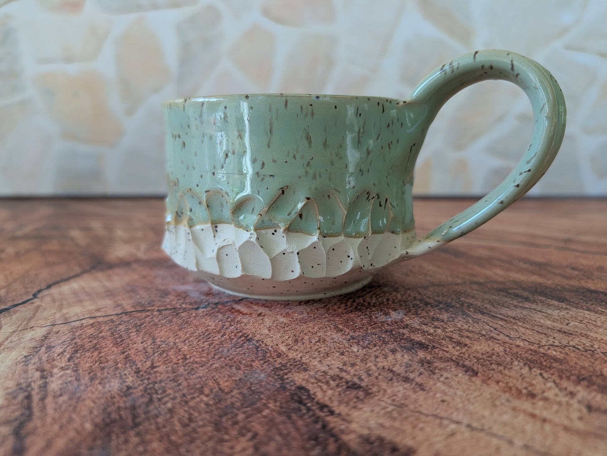 Sea Foam On the Rocks Wide Mouth Mugs