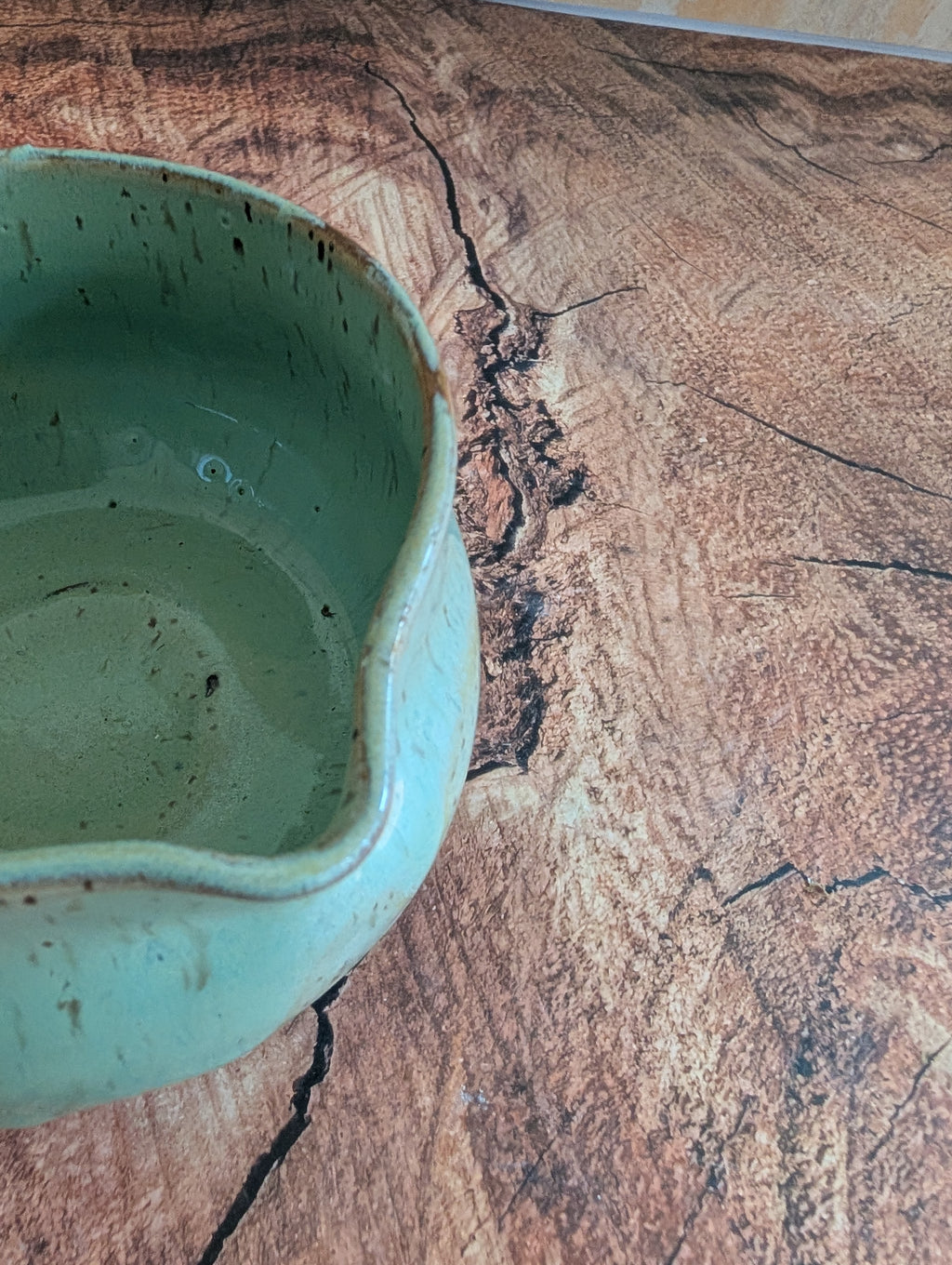 Matcha Bowl Sea Foam Wave