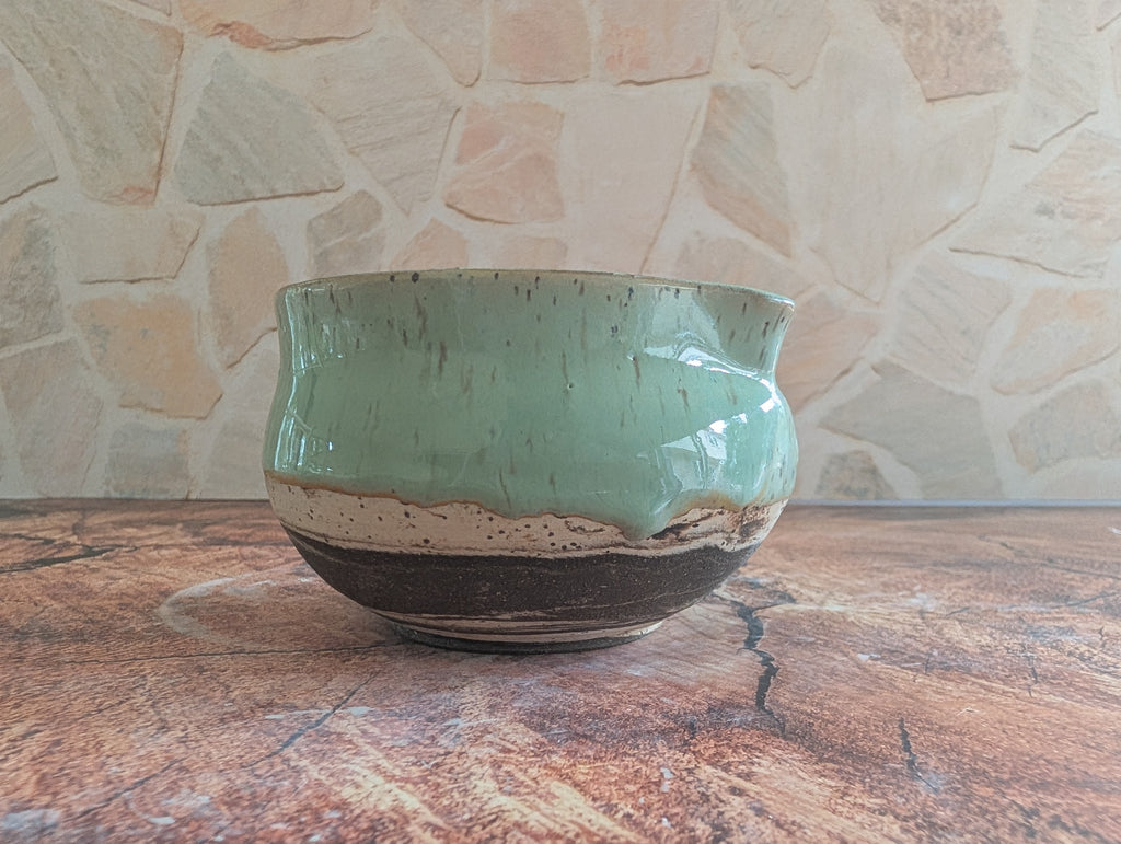 Matcha Bowl Sea Foam Wave