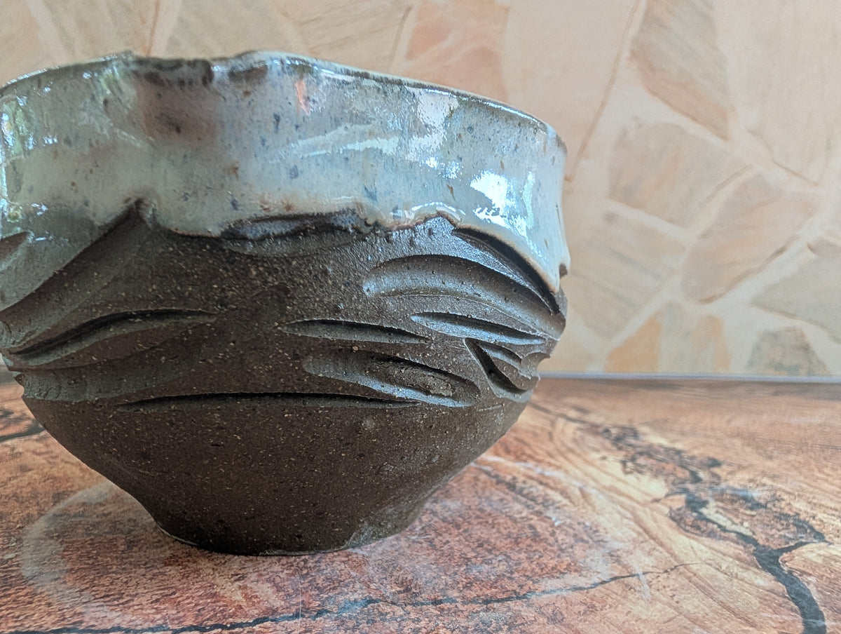 Matcha Bowl Earl Grey wave