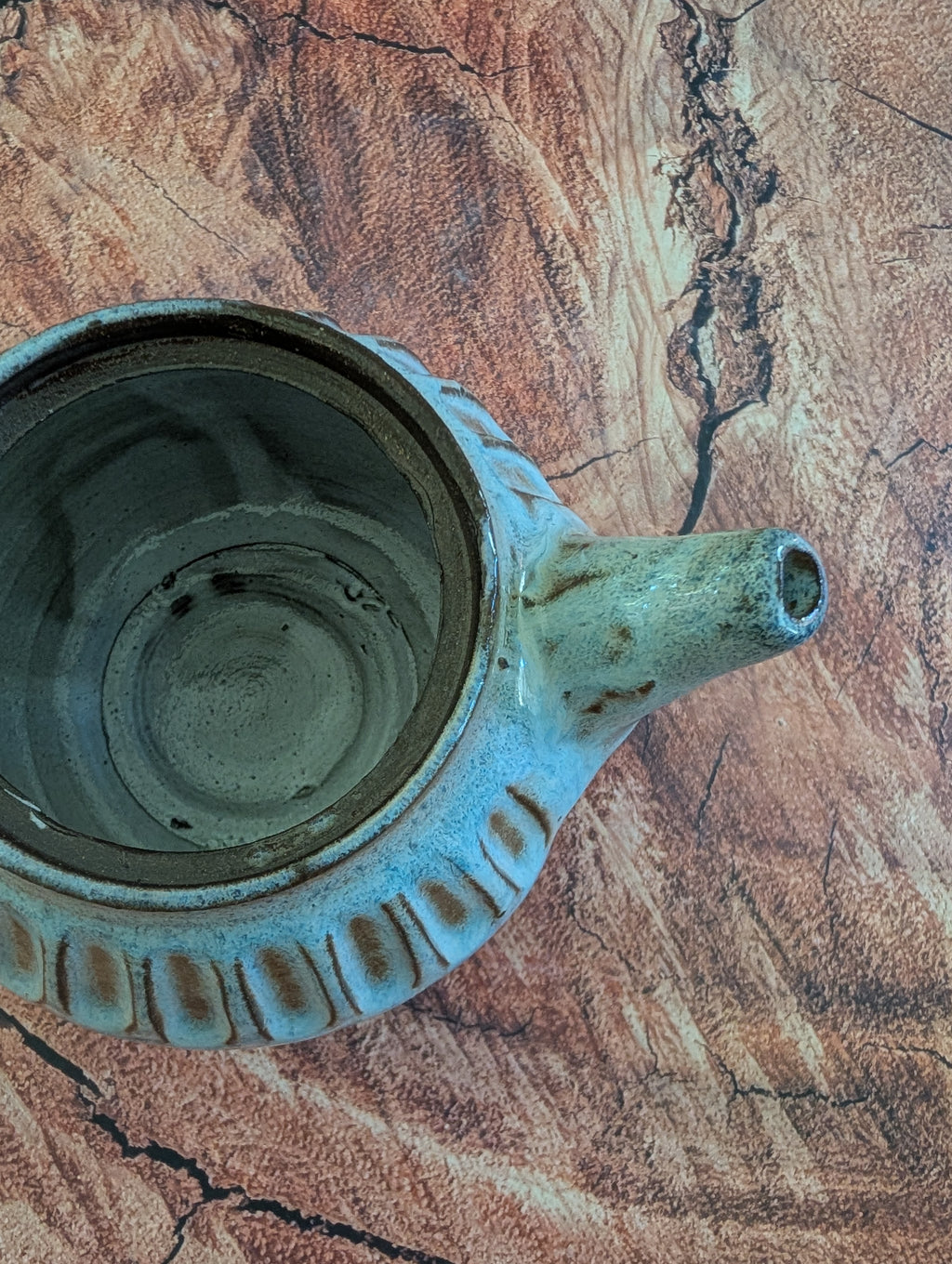 Large Earl Grey Thick Lines Tea Pot