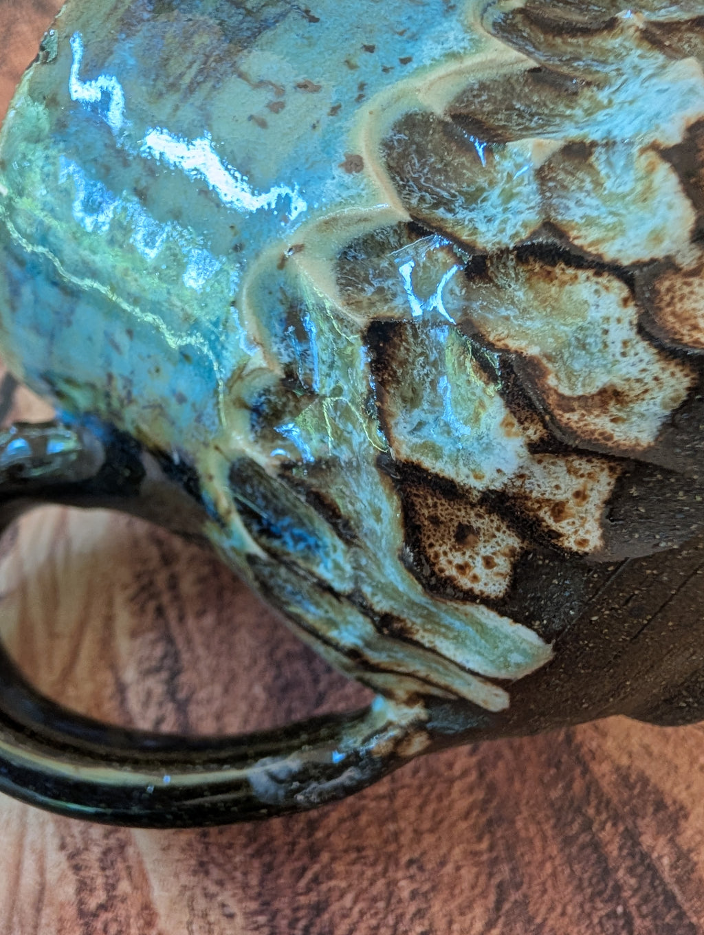 Rustic Blue Wide Mouth on the Rocks